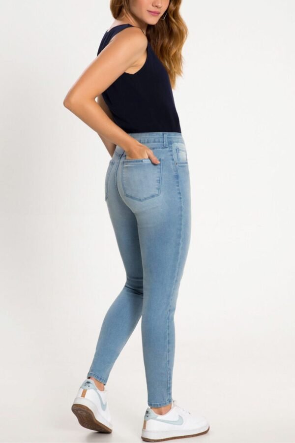 Calça Jeans Feminina Skinny Chapa Barriga